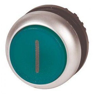 Фотография товара 'Eaton Головка кнопки с подсветкой, выступающие, без фиксации, цвет зеленый M22-DLH-G-X1'