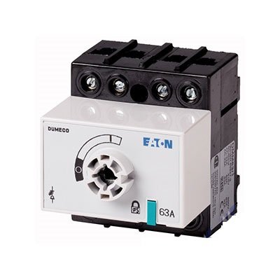 Фотография товара 'Eaton Выключатель-разъединитель Duco без оси и рукояти, 63А, 3РPlusпрох.N DCM63/1'