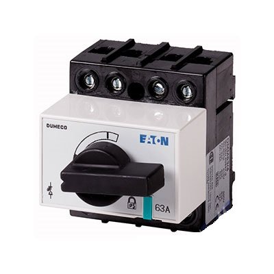 Фотография товара 'Eaton Выключатель-разъединитель Duco с рукоятью С-типа, для монтажа крышки, 63А 4Р DCM63/4'