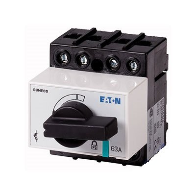 Фотография товара 'Eaton Выключатель-разъединитель Duco без оси и рукояти, гориз. подключение, 63А, 4Р DCM63/4'
