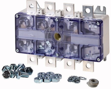 Фотография товара 'Eaton Выключатель-разъединитель Dumeco без оси и рукояти, видимый разрыв, 250А, 3РPlusпрох.N DMV250N/1'