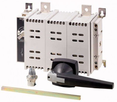 Фотография товара 'Eaton Выключатель-разъединитель постоянного тока, 2полюса, 800 А, серая ручка с удл.ось, монтаж на дверь шкафа DDC-800/2/M4/P-G'