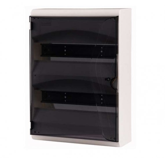 Фотография товара 'Eaton Корпус шкафа, 13 модулей, прозрачная дверь без задней стенки, пластик, ДхШхВ = 130x260x230 BC-A-1/13-TT-A'