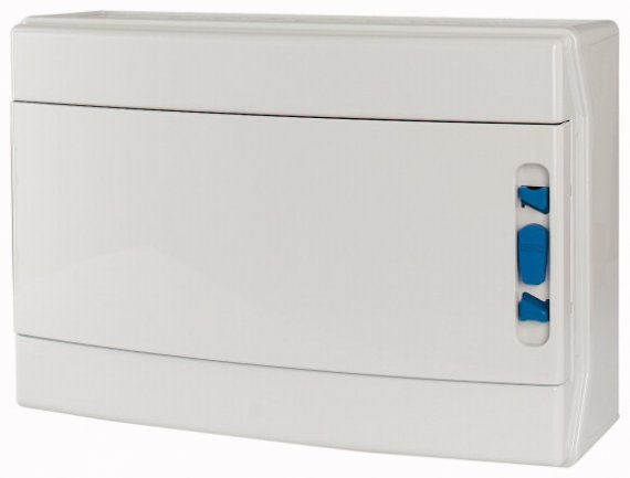 Фотография товара 'Eaton Навесной шкаф IP65, 1 ряд 18 модулей УФ-стойкий поликарбонат, индустриальная серия, N/PE клеммы в комплекте, глухая дверь IKA-1/18-SR-UV'