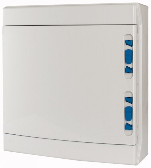 Фотография товара 'Eaton Навесной шкаф IP65, 2 ряда 36 модулей, УФ-стойкий поликарбонат, индустриальная серия, N/PE клеммы в комплекте, глухая дверь IKA-2/36-SR-UV'