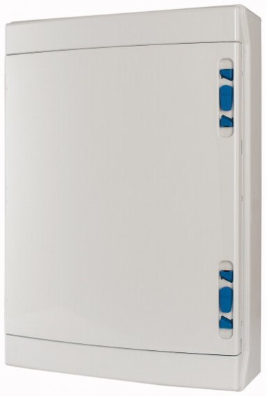 Фотография товара 'Eaton Навесной шкаф IP65, 3 ряда 54 модуля, УФ-стойкий поликарбонат, индустриальная серия, N/PE клеммы в комплекте, глухая дверь IKA-3/54-SR-UV'