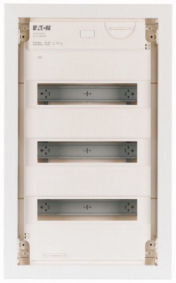 Фотография товара 'Eaton Компактный щит, встраиваемое исполнение (полые стены), 3 ряда, 36 модулей, стальная дверь KLV-36HWS-F'