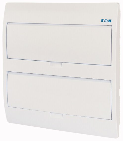 Фотография товара 'Eaton Компактный щит встроенного исполнения, 2 ряда, 36 модулей, белая дверь, пластик BC-U-2/36-TW-ECO'