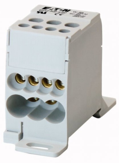 Фотография товара 'Eaton Распределительный блок, 80 А, 4 выходные клеммы BPZ-KB-4/80'