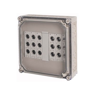 Фотография товара 'Eaton Блок предохранителей Plus дверь, 6x3xE27, ВхШхД = 375x375x150 мм RS27/I44E/T'