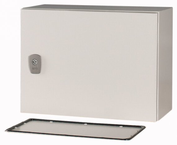 Фотография товара 'Eaton Металлический навесной щит с монтажной платой, ДхШхВ = 200x400x300 мм CS-34/200'