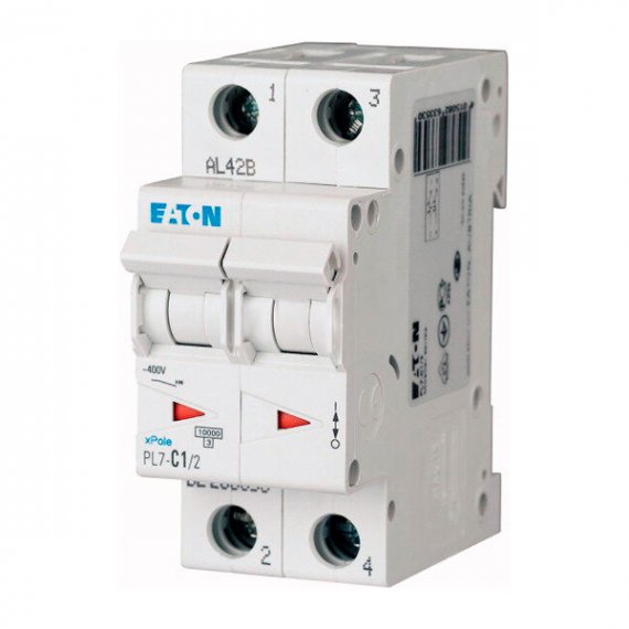Фотография товара 'Eaton Модульный автоматический выключатель PL7-D1/2'