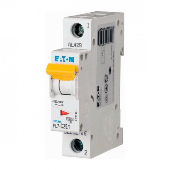 Фотография товара 'Eaton Модульный автоматический выключатель PL7-D25/1'