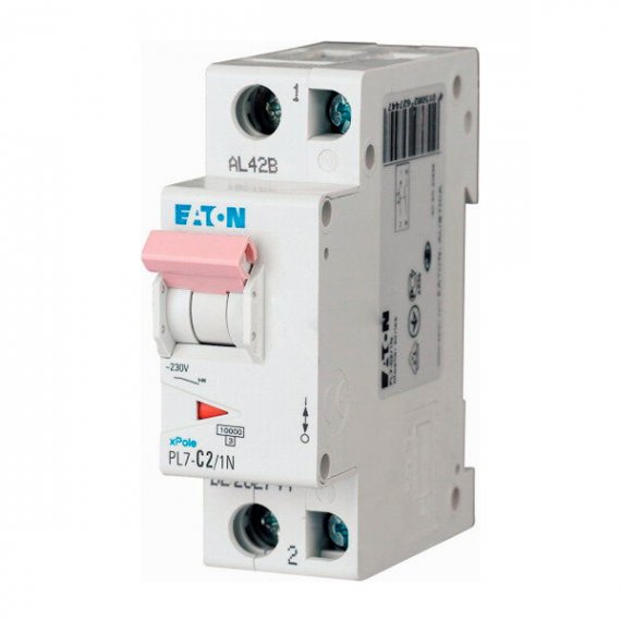 Фотография товара 'Eaton Модульный автоматический выключатель PL7-D2/1N'