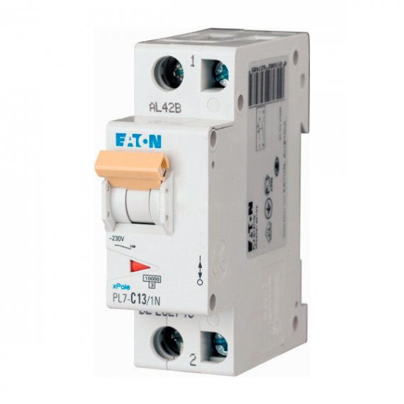 Фотография товара 'Eaton Модульный автоматический выключатель PL7-D13/1N'
