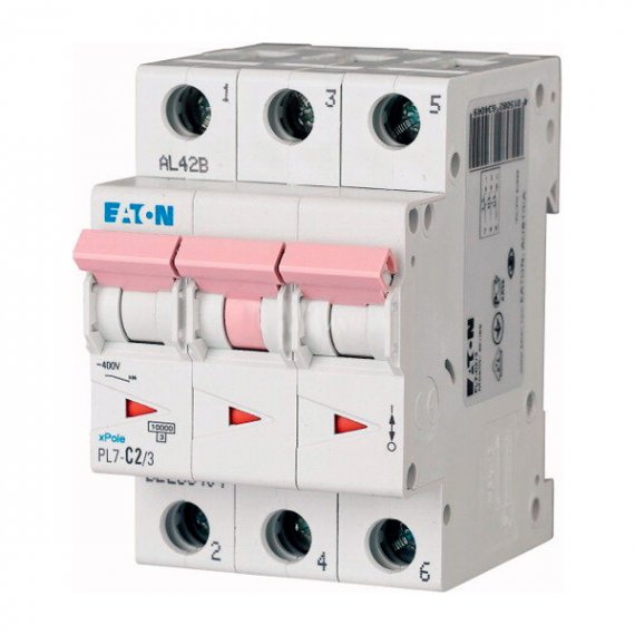 Фотография товара 'Eaton Модульный автоматический выключатель PL7-D2/3'
