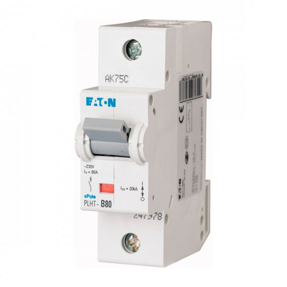 Фотография товара 'Eaton Модульный автоматический выключатель PLHT-C80'