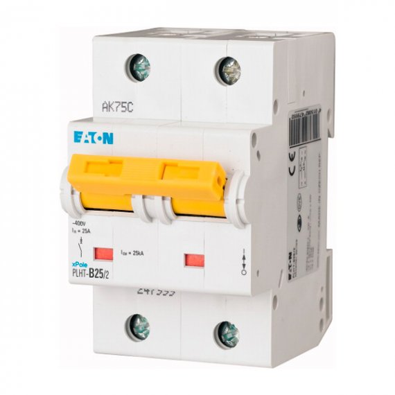Фотография товара 'Eaton Модульный автоматический выключатель PLHT-C25/2'