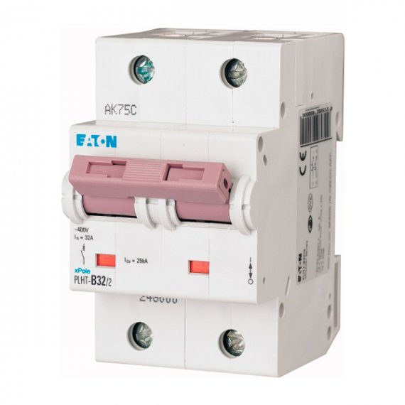 Фотография товара 'Eaton Модульный автоматический выключатель PLHT-C32/2'