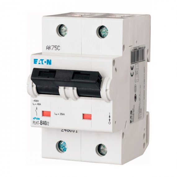 Фотография товара 'Eaton Модульный автоматический выключатель PLHT-C40/2'