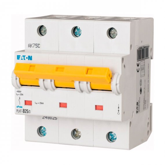 Фотография товара 'Eaton Модульный автоматический выключатель PLHT-B25/3'