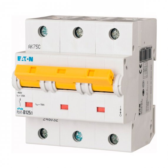 Фотография товара 'Eaton Модульный автоматический выключатель PLHT-B125/3'