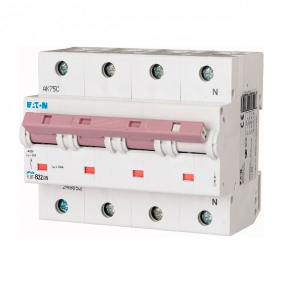 Фотография товара 'Eaton Модульный автоматический выключатель PLHT-B32/3N'