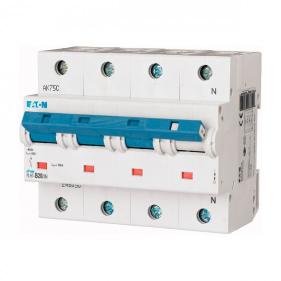 Фотография товара 'Eaton Модульный автоматический выключатель PLHT-D20/3N'