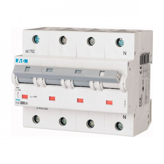 Фотография товара 'Eaton Модульный автоматический выключатель PLHT-D80/3N'