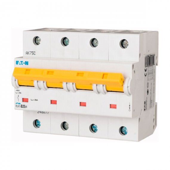 Фотография товара 'Eaton Модульный автоматический выключатель PLHT-B25/4'