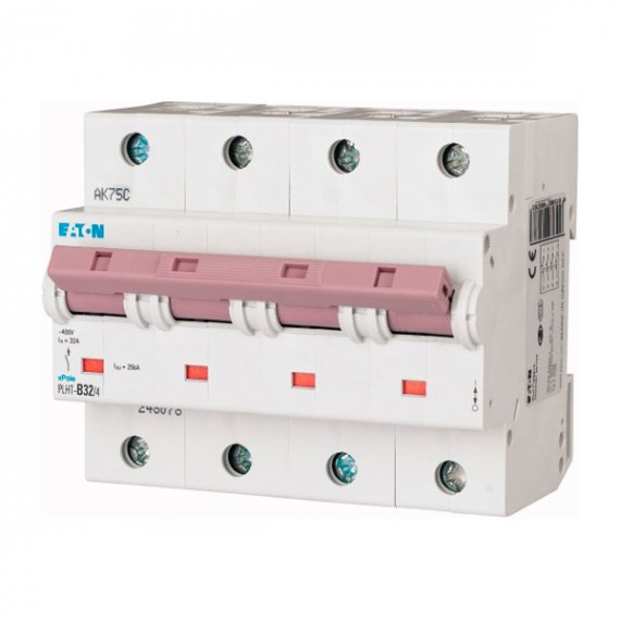 Фотография товара 'Eaton Модульный автоматический выключатель PLHT-C32/4'