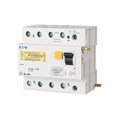 Фотография товара 'Eaton Блок УЗО для PLHT, 80A, 500мА, 4 полюса, тип А PBHT-80/4/05-A'