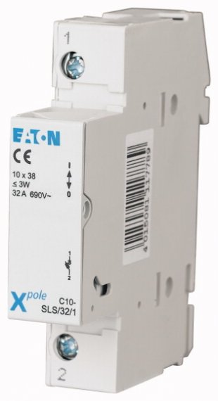Фотография товара 'Eaton Держатель предохранителя 10х38, 1 полюс C10-SLS/32/1'