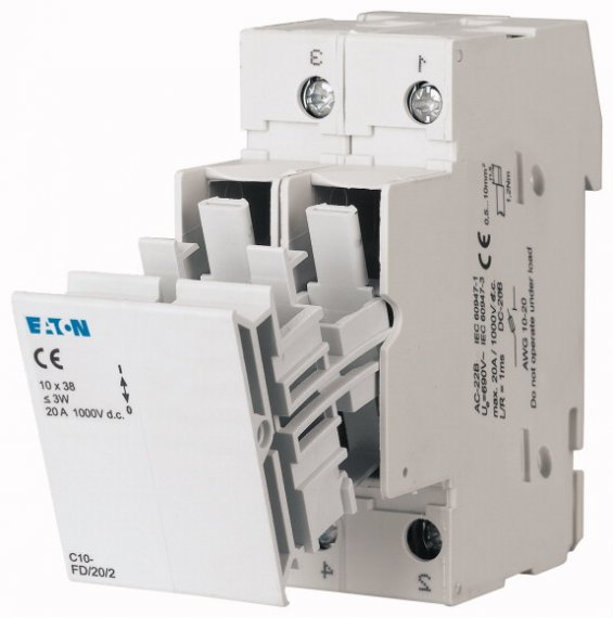 Фотография товара 'Eaton Разъединитель предохранителей 2П, 25А FCFDC10DI-2-SOL'