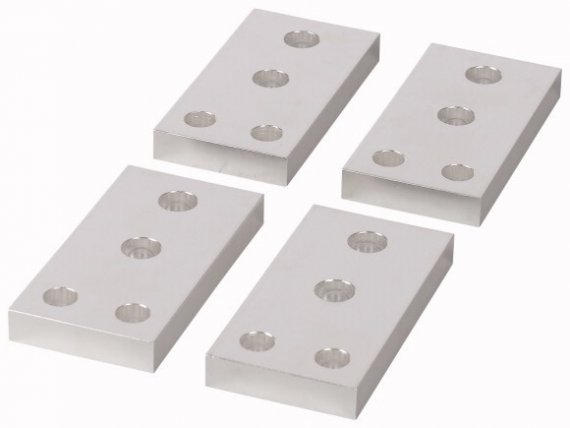 Фотография товара 'Eaton Соединительная шина, 2 отверстия, вертикальная, 4p, 1250A NZM4-4-XKM2S-1250'