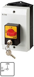 Фотография товара 'Eaton Кулачковый переключатель в корпусе, 3P, 32A, Plus цилиндрический замок P1-32/I2/SVA(S)'