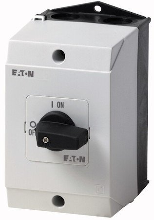 Фотография товара 'Eaton Кулачковый переключатель в корпусе, 2P, Ie = 12A, 0-1 FS, 90 °, 48х48 мм T0-1-102/I1'