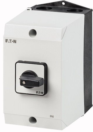 Фотография товара 'Eaton Реверсивный переключатель звезда-треугольник, Plus корпус 3P, Ie = 25A, Пол. D-Y-0-Y-D, 45 ° 48х48 мм T3-5-15876/I2'