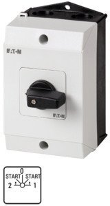 Фотография товара 'Eaton Переключатель фаз в корпусе, 2P, Ie = 12A, Поз. 2- START> 0 T0-3-8426/I1'