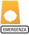 Фотография товара 'Eaton Знак, аварийная остановка , желтый, ГхШ = 50x33mm , EMERGENZA M22-XZK-I99'