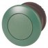 Фотография товара 'Eaton Головка кнопки грибовидная, без фиксации, цвет зеленый, черное лицевое кольцо M22S-DP-G'
