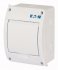 Фотография товара 'Eaton Компактный щит навесного исполнения, 1ряд, 5 модулей, белая дверь, пластик BC-O-1/5-TW-ECO'