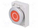 Eaton Кнопка плоская 30мм M30C-FD-R-X0