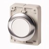 Eaton Кнопка плоская 30мм, белая, с фиксацией M30C-FDR-W