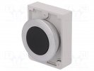 Eaton Кнопка плоская 30мм, черная M30C-FD-S