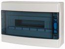Eaton Навесной шкаф IP65, 1 ряд 18 модулей, профессиональная серия, прозрачная дверь, N/PE клеммы в комплекте IKA-1/18-ST