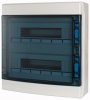 Eaton Навесной шкаф IP65, 2 ряда 36 модулей, профессиональная серия, прозрачная дверь, N/PE клеммы в комплекте IKA-2/36-ST